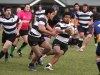 210712 News John Bisset/Timaru Herald.Temuka vs Harlequins Semi final at Fraser Park, Temuka players from left, Hami Goldsmith , Semisi Paseka and Kilifi Sivpeli